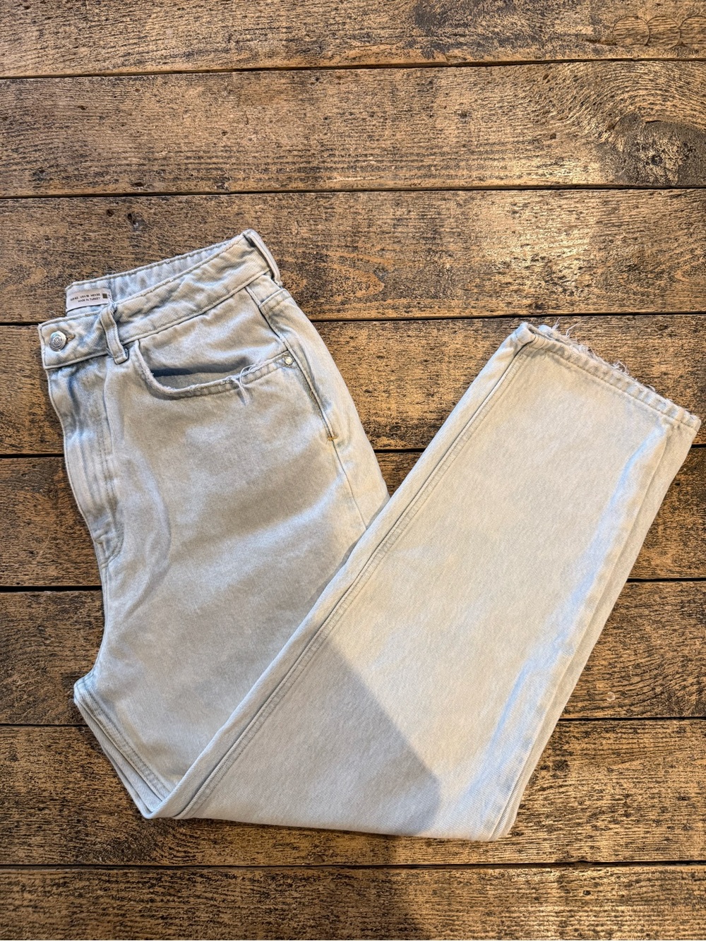 Zara Light Blue Slim boy friend Jeans